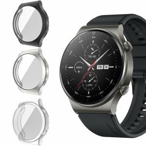 Lamshaw for HUAWEI Watch GT2 Pro ケース, TPU メッキ スクリーンカバー 全面保護バンパー シェル 脱着簡単