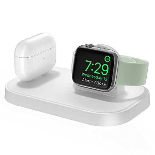LVFAN Apple Watch用/Airpods用 充電器 2in1 アップルウォッチ用 充電ス...