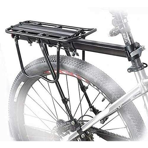 COMINGFIT(R) 調節可能な自転車荷物貨物ラック、超強力なアップグレード自転車荷物キャリア
