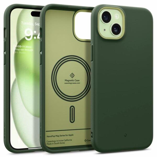 Caseology iPhone15Plus 用 ケース MagSafe対応 米軍MIL規格 耐衝撃...