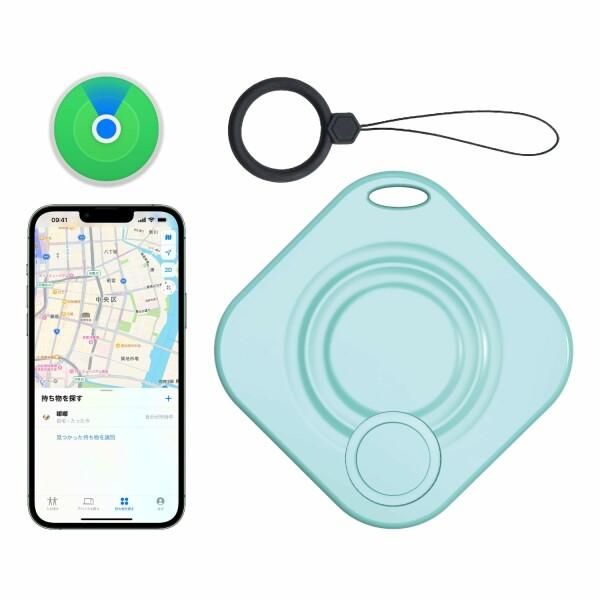 スマートトラッカー防水仕様 Airtag 代替品 Find My アプリ対応 全球定位追跡デバイス ...