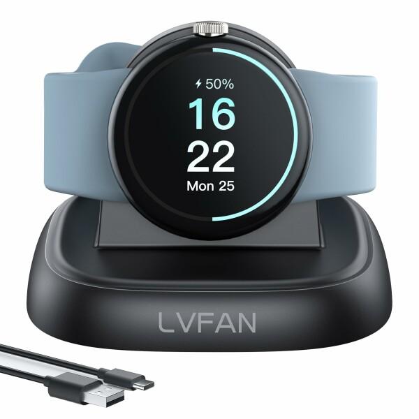 LVFAN Pixel Watch 2用 充電器 Fitbit Sense 2用 充電スタンド 急速...