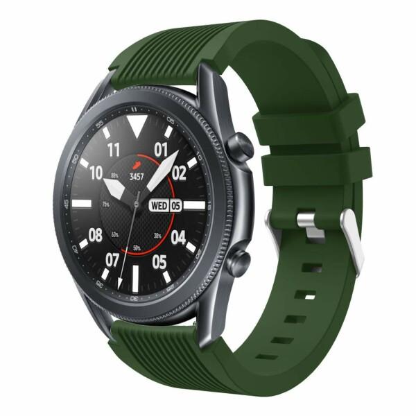 (Comtax) for Galaxy Watch3 45mmバンド 22mmシリコン製交換ベルト ...