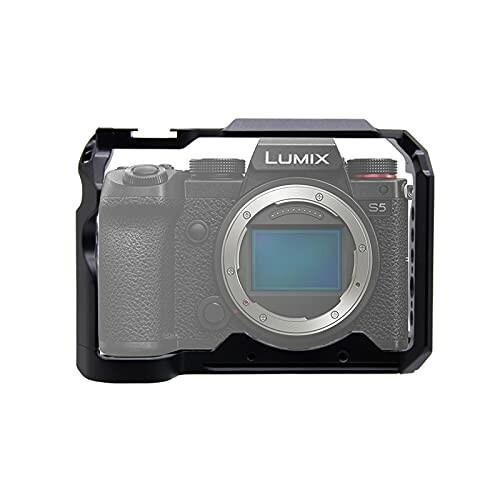 Koowl 対応 Panasonic LUMIX S5 カメラ専用ケージ 超拡張性 1/4と3/8の...