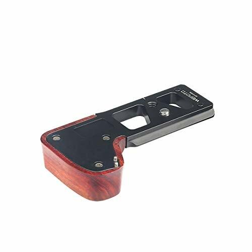 WEPOTO X1EMR赤檀木製カメラグリップメタルブラケットハンドルL-ブラケットa9/a7M3I...