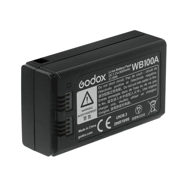 GODOX WB100P 7.2V 3000mAh AD100Pro フラッシュストロボ 専用