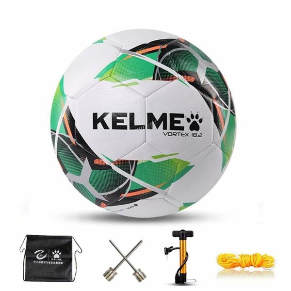 KELME サッカーボール 4号球 5号球 成人用 スポーツボール 耐摩耗 （9886130 グリー...