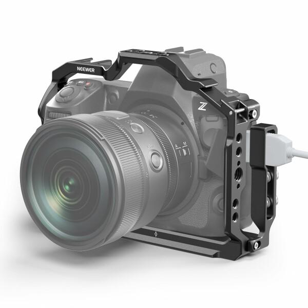 NEEWER Z8 カメラケージ HDMIケーブルクランプ、NATOレール、クイックリリースアルカ型...