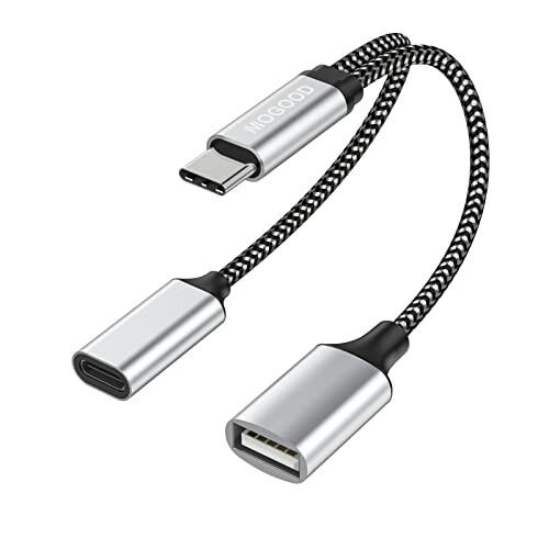 MOGOOD 充電USB C OTGアダプタ付きUSB C OTG Splitter 60 W PD...