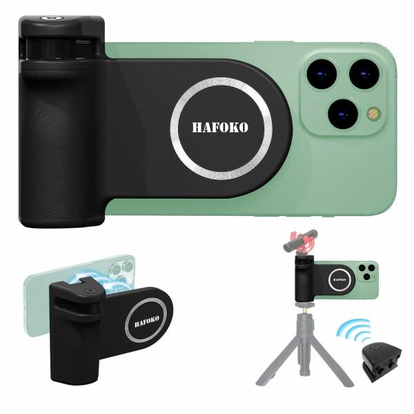 HAFOKO 磁気スマートフォン CapGrip スマホホルダー 三脚 Bluetooth カメラ ...