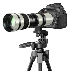 Lightdow 望遠レンズ420-800mm f/8.3 マニュアルズーム スーパー望遠レンズ + Tマウントリング fo｜beck-shop