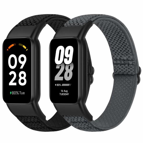 (Bcuckood) 弾性時計の交換バンド Xiaomi Smart Band 8 Active/R...