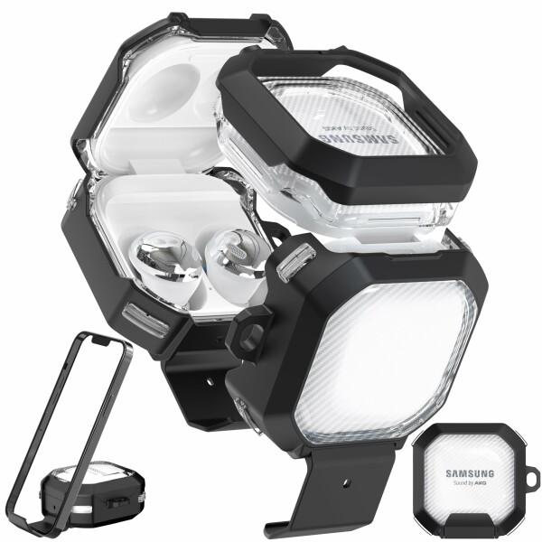 RFUNGUANGO 保護ケース Samsung Galaxy Buds 2 Pro/Buds Pr...