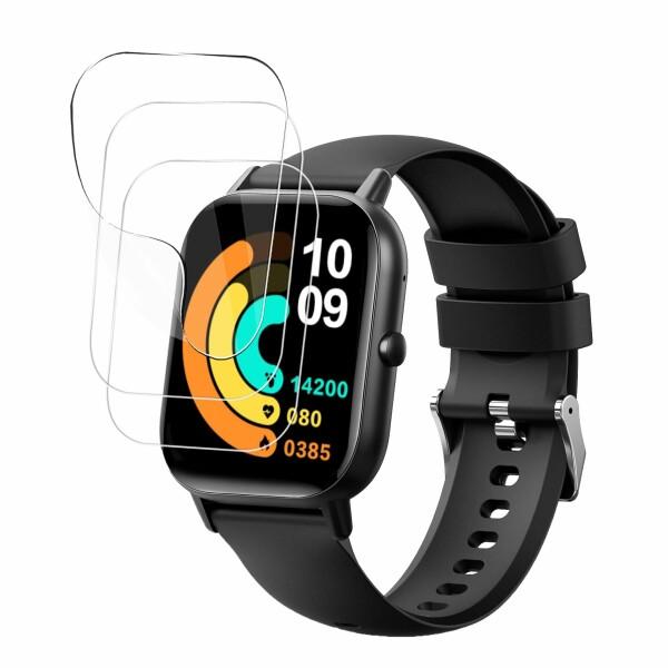 For Raineed スマートウォッチ 2.01インチ大画面 フィルム 保護フィルム 高い透明度 ...