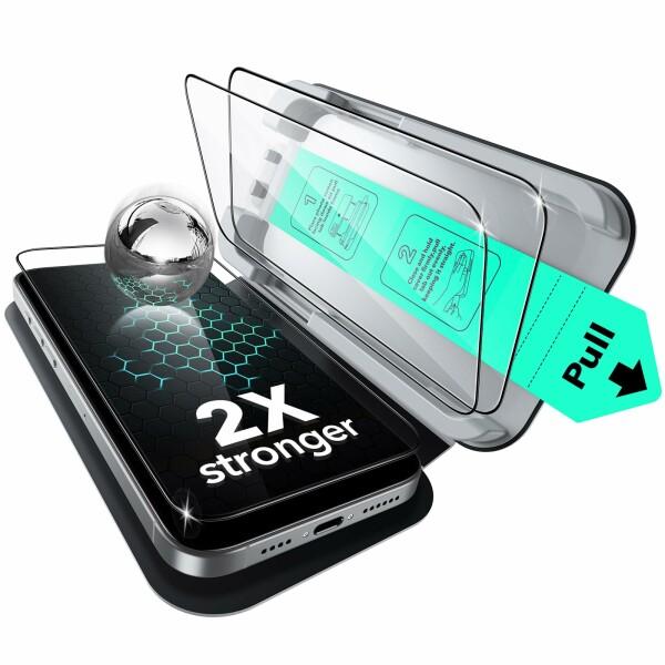 ESR ガラスフィルム iPhone 17 用 3枚入り 9H強化ガラス 米軍MIL規格 いphon...