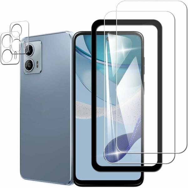 Briacicell 対応 MOTO G53J 5G/ G53Y 5G 用のガラスフィルム (2枚)...