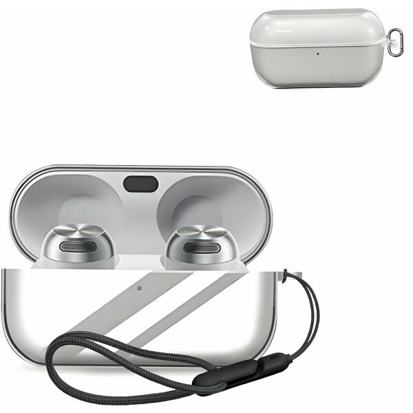 Technics EAH-AZ100専用 ケース TPU素材 透明 全面保護カバー 充電対応 耐衝撃...