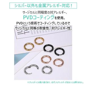 ピアス フープピアス ステンレス アレルギー対...の詳細画像5