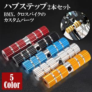 ハブステップ 2本セット ペグ ギヤガード アルミ製