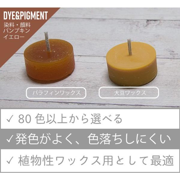 染料・顔料　ブレンド　パンプキンイエロー　10g 　植物性ワックスの着色に最適　キャンドル材料