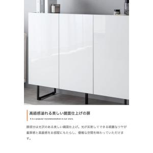 チェスト 鏡面 キャビネット 幅100 おしゃ...の詳細画像4
