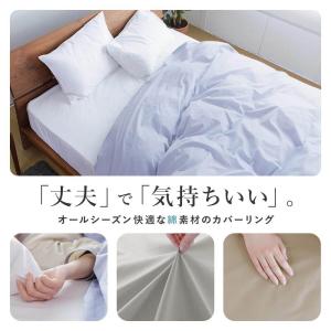 ボックスシーツ シングル 綿100 防ダニ コ...の詳細画像2