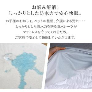 防水シーツ ワイドキング 200×200×30...の詳細画像1