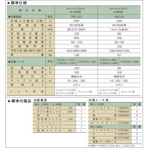[切断機]ダイヘン スーパープラズマD-120...の詳細画像2