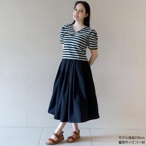 フレアスカート ミモレ丈 ロング 春夏 レディ...の詳細画像2