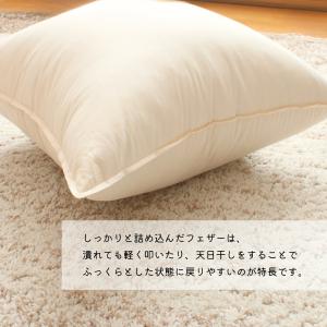 ヌードクッション スモールフェザー 50×50...の詳細画像4