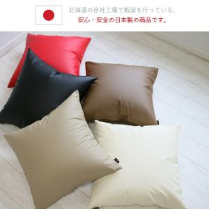 クッションカバー ソフトレザー 55×59 日...の詳細画像1