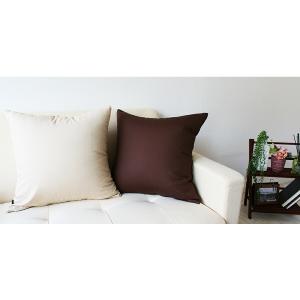 日本製 クッションカバー 45×45 無地 オ...の詳細画像4