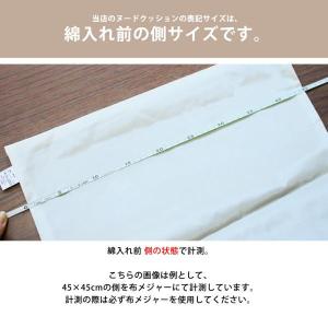 ヌードクッション 45×45 4個セット 日本...の詳細画像1