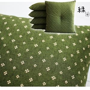 座布団 5枚組 小桜 55×59 日本製 お盆...の詳細画像2