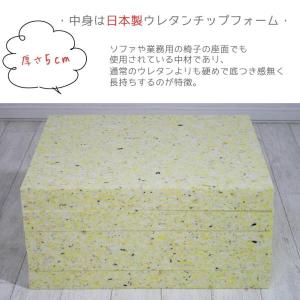 PVCレザー シートクッション 45cm×厚さ...の詳細画像4