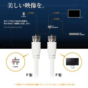 VISION アンテナケーブル 同軸ケーブル ...の詳細画像1