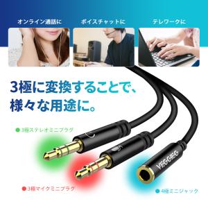 VISION 変換ケーブル 4極 メス to ...の詳細画像2
