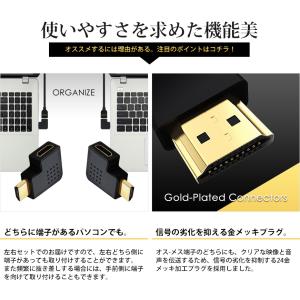 VISION HDMIアダプター HDMI 角...の詳細画像2