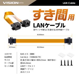 VISION すき間用 LANケーブル 中継 ...の詳細画像4