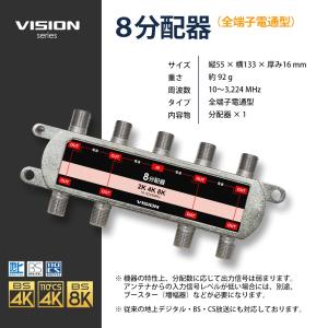 VISION 改良版 8分配器 1年保証 4K...の詳細画像5
