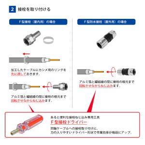 VISION F型接栓ドライバー アンテナケー...の詳細画像4