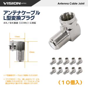 VISION アンテナケーブル L型変換プラグ...の詳細画像3