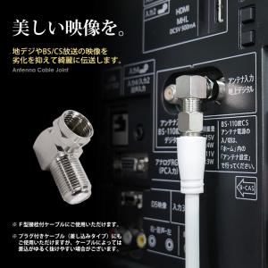 VISION アンテナケーブル L型変換プラグ...の詳細画像1