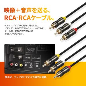 ビデオケーブル 1.5m AVケーブル 3RC...の詳細画像1