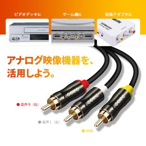 ビデオケーブル 1.5m AVケーブル 3RC...の詳細画像2