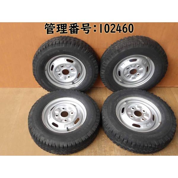 ミニキャブ U42T 5.00-12/4PR/4穴 タイヤ・ホイール4本