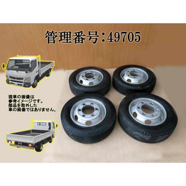 キャンター FEB70 215/70R17.5 スチールホイール/タイヤホイール 4本