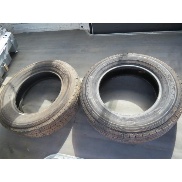 バネット SK82VN タイヤ2本 165/R14LT/6PR 2018年製/溝残7-8mm程