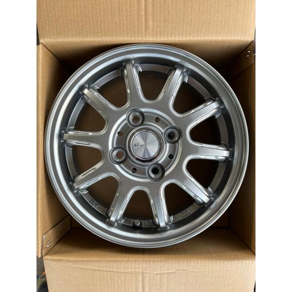 002【展示品4本セット】AZ-sports RC-10　13×4.0Ｊ　100-4Ｈ　IN45　ハ...