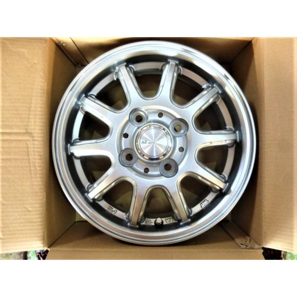 3.【展示品】AZ-sports RC-10 13ｘ4.0J 100-4H IN45 ハブ径67mm...
